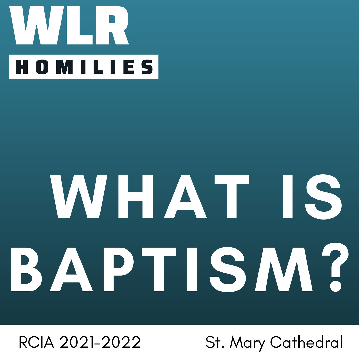 RCIA: What is Baptism?