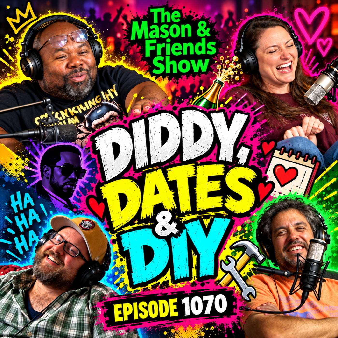 The Mason and Friends Show 1070: Diddy Prison Drama, Bedroom Disasters & Classic Car Stories | Episode 1070