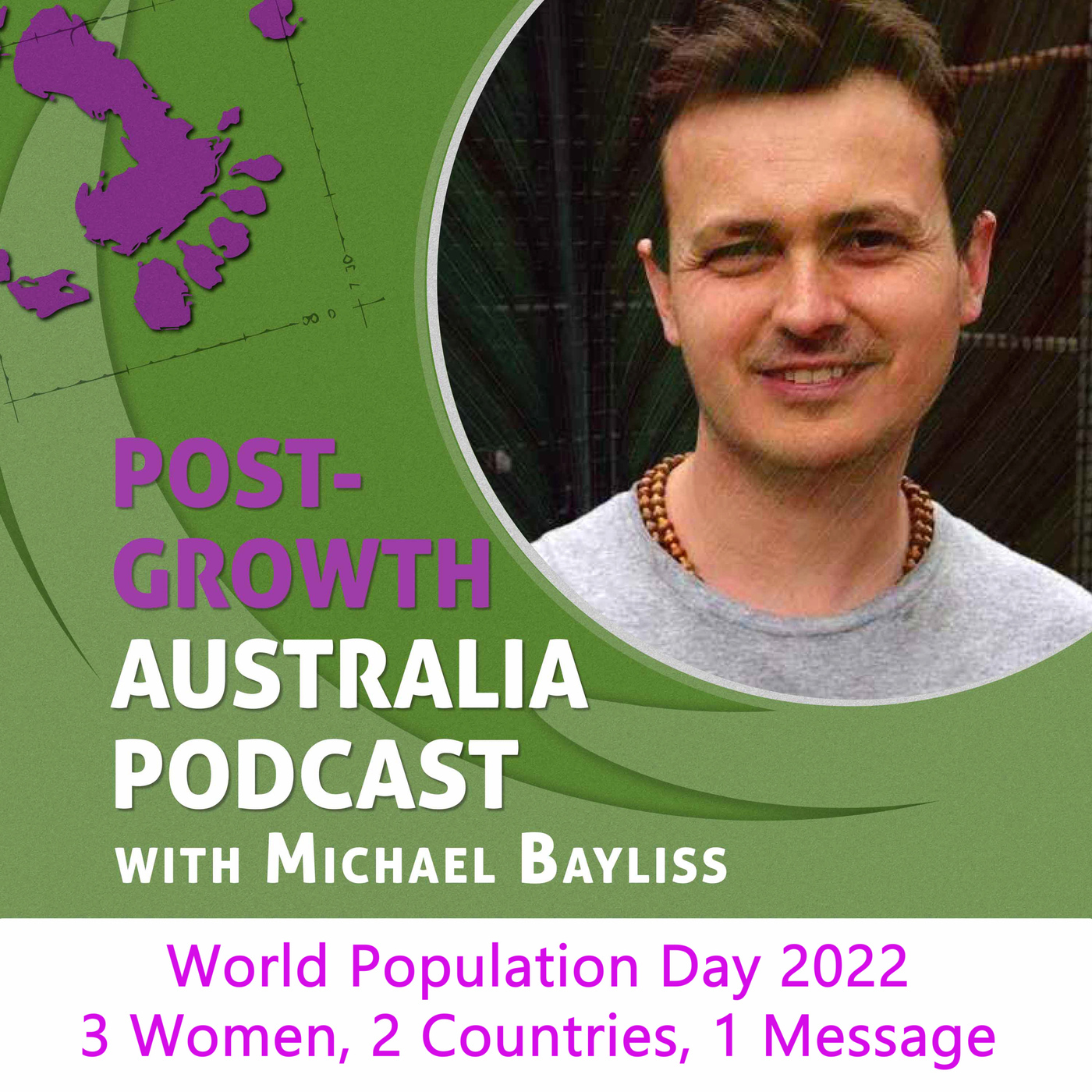 Post-Growth Australia Podcast: 3 Women 2 Countries 1 Message:  World Population Day 2022