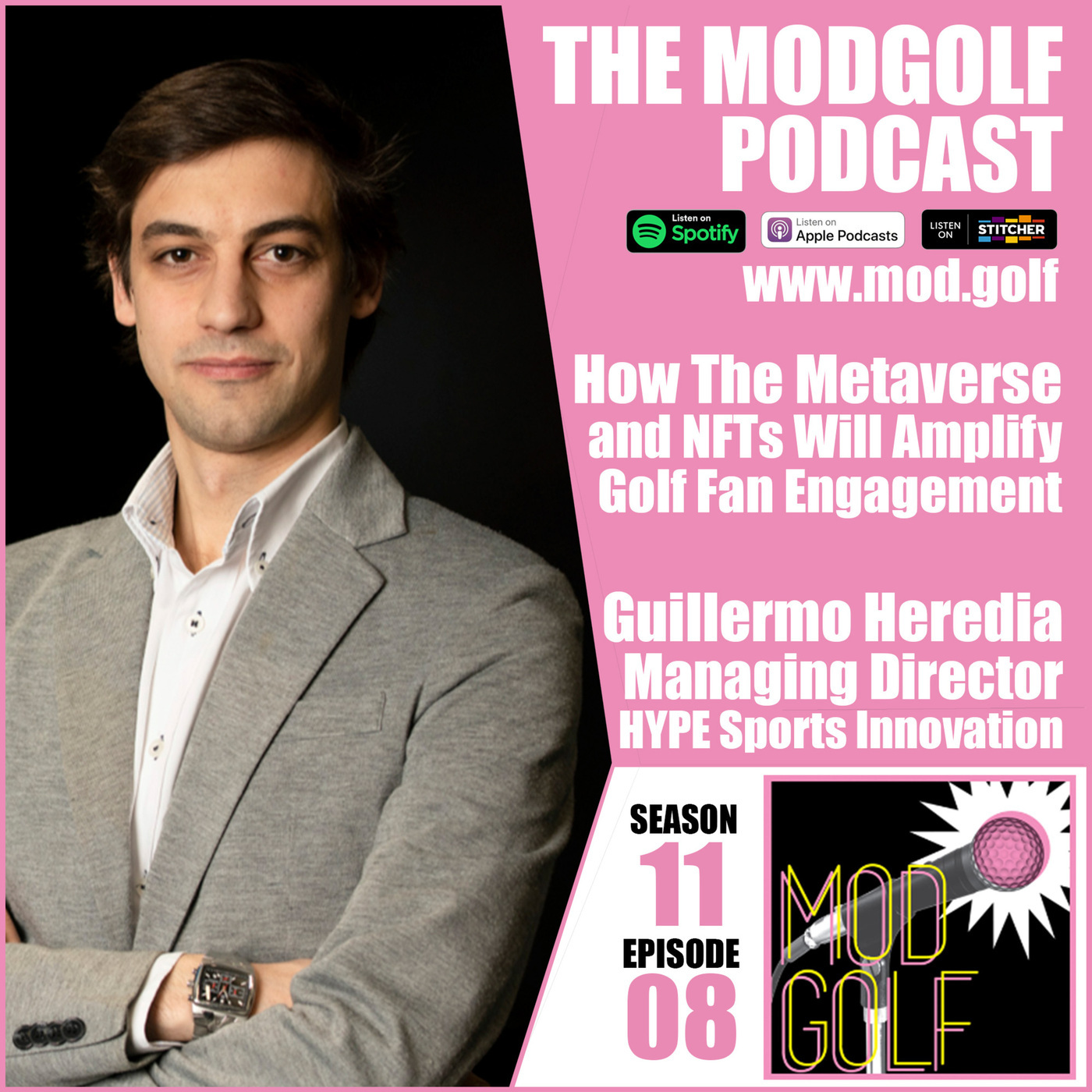How The Metaverse and NFTs Will Amplify Golf Fan Engagement - Guillermo Heredia, Managing Director at HYPE Sports Innovation