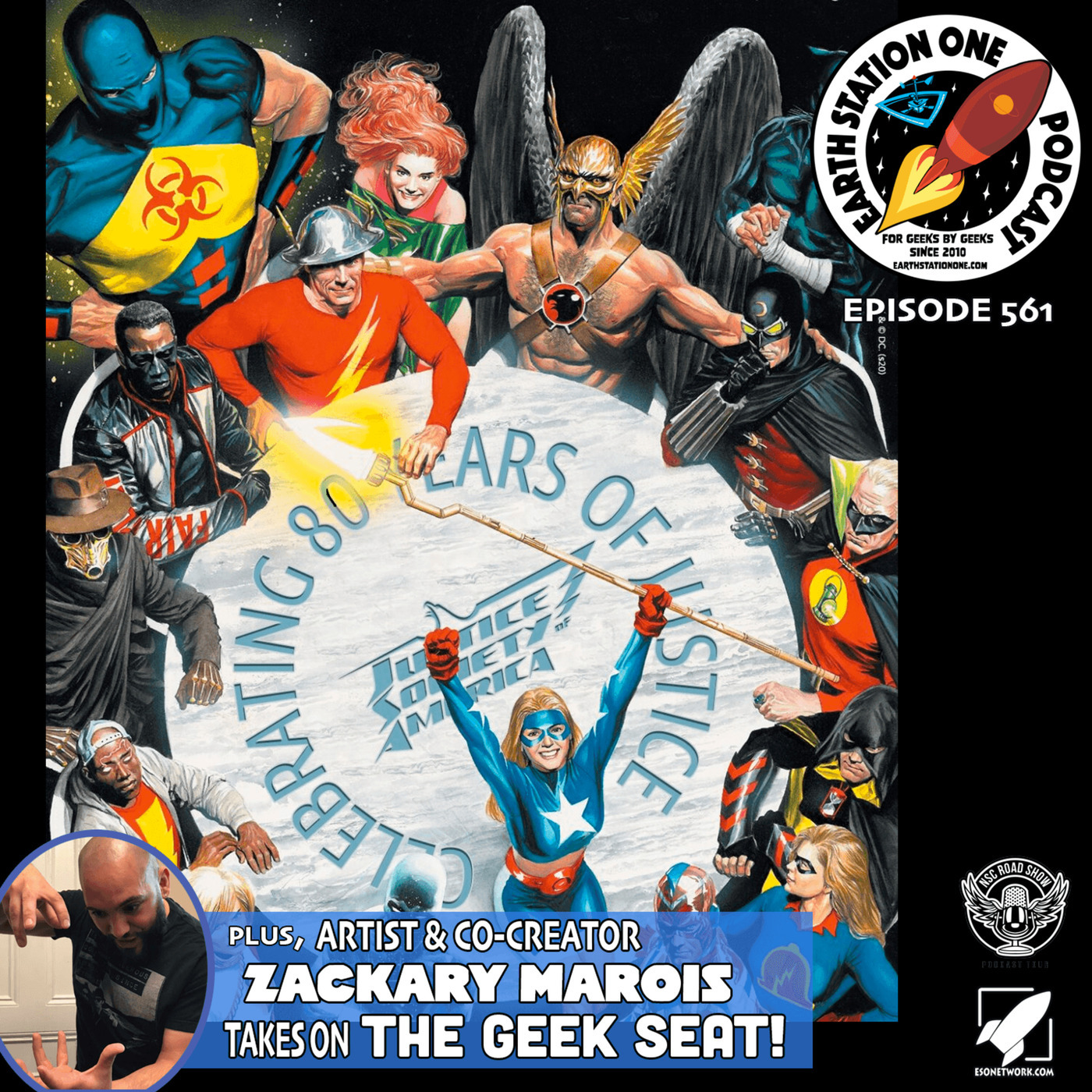 The Earth Station One  Podcast  - The 80th Anniversary  of the Justice Society of  America