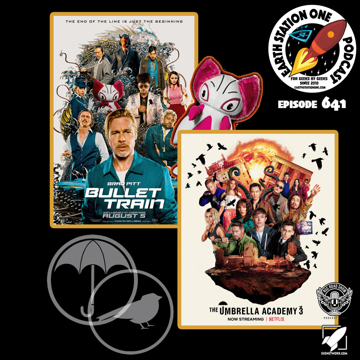 The Earth Station One Podcast - Bullet Train / Umbrella Academy Season 3 Reviews 