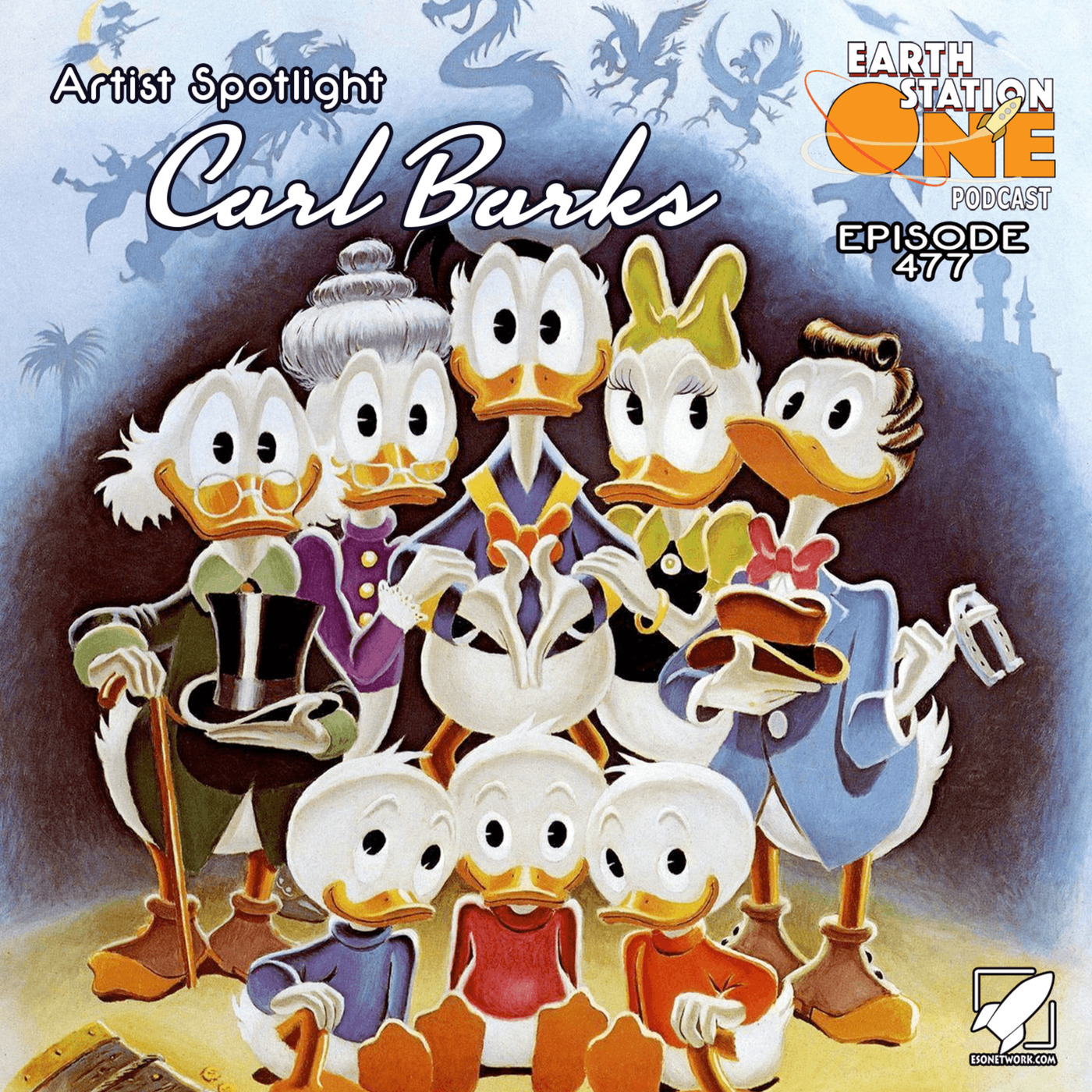 The Earth Station One Podcast – Artist Spotlight on Carl Barks