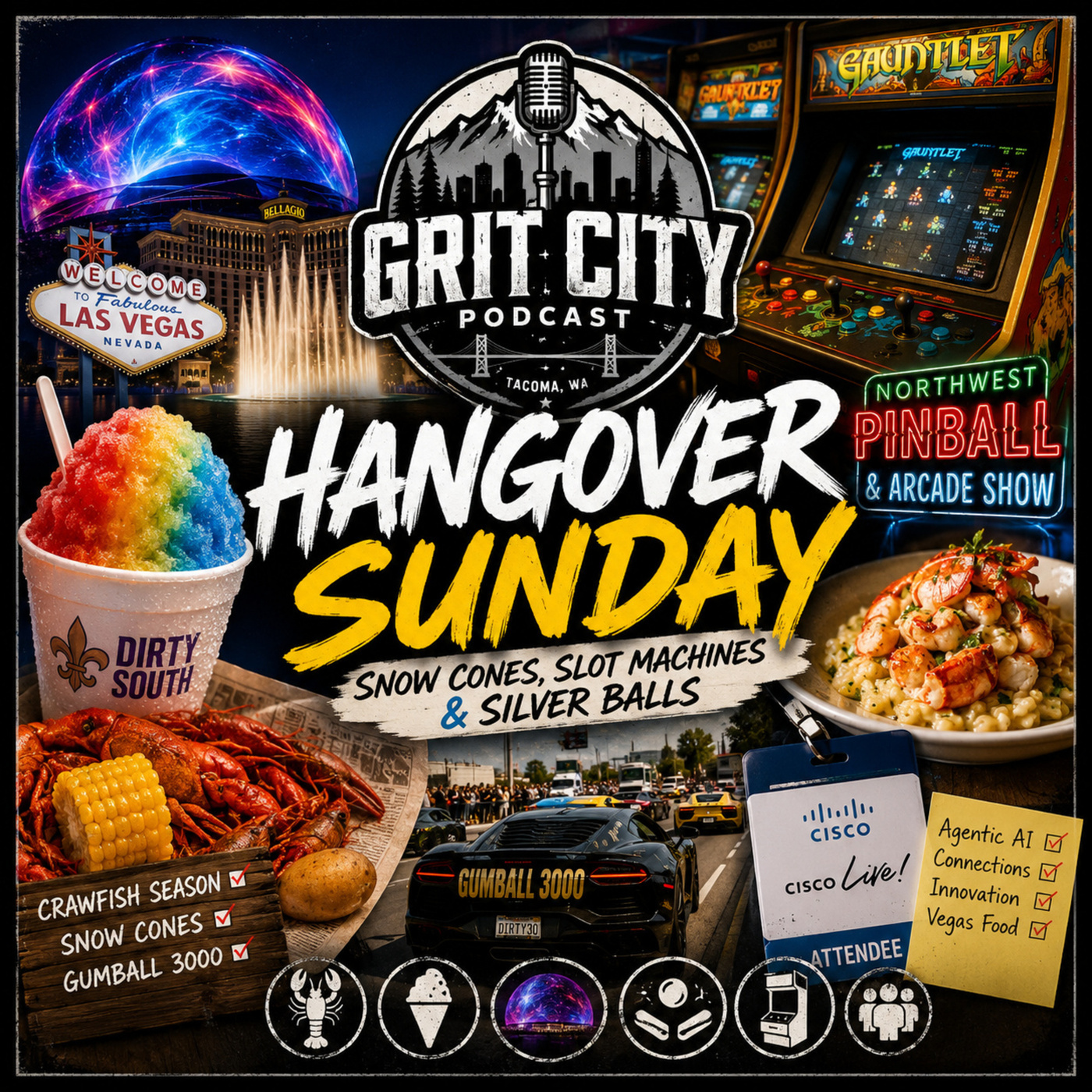 GCP: Hangover Sunday - Snow Cones, Slot Machines & Silver Balls