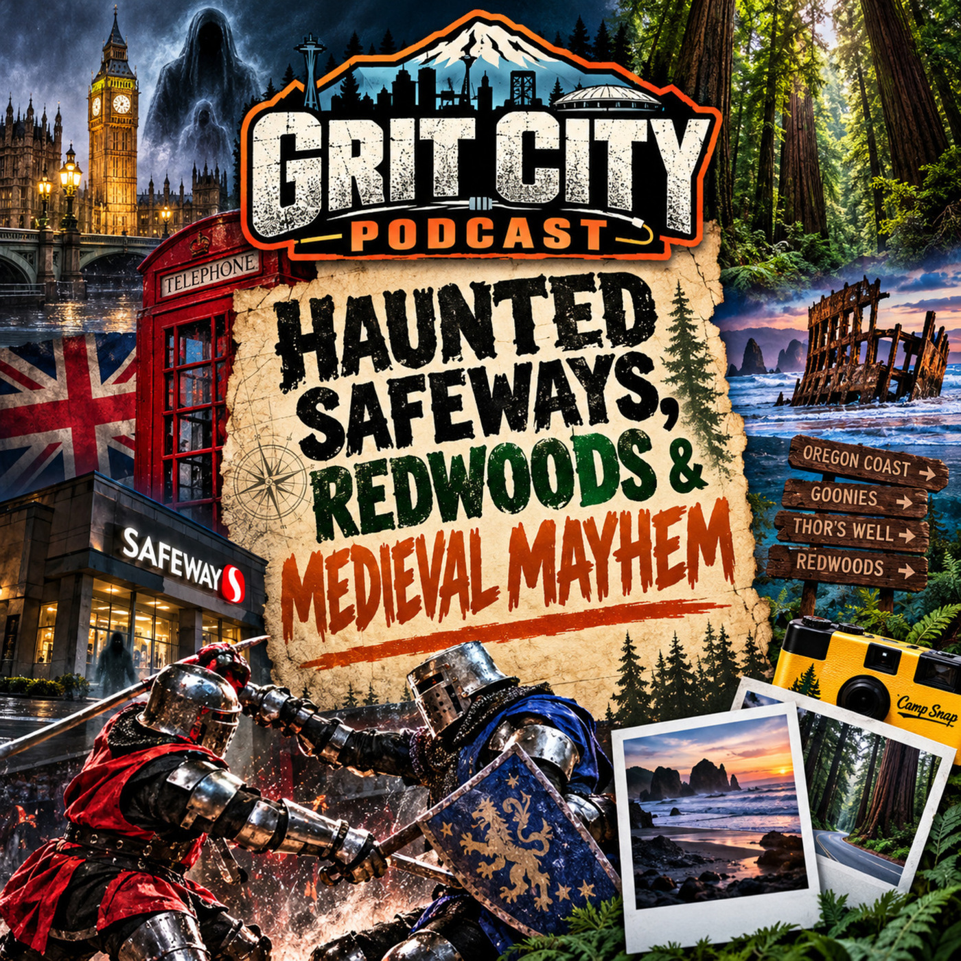 GCP: Saturday Night Grit – Haunted Safeways, Redwoods & Medieval Mayhem