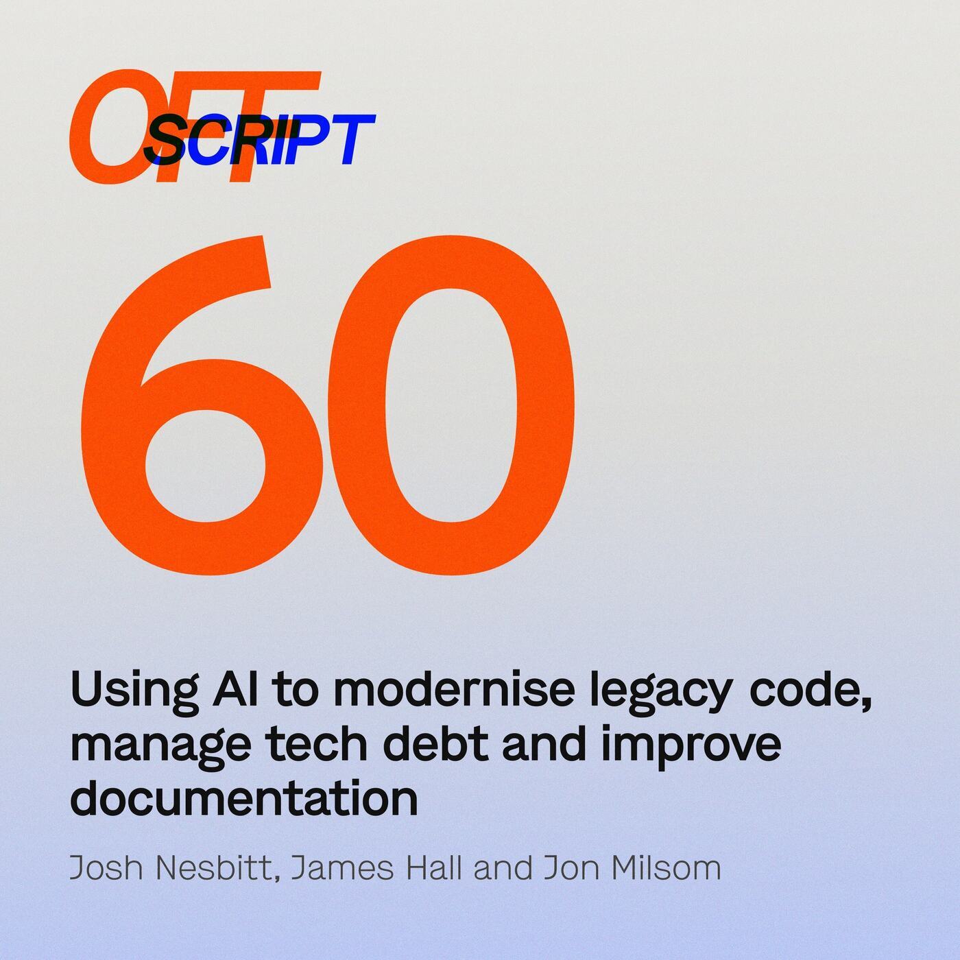 Using AI to modernise legacy code, manage tech debt and improve documentation