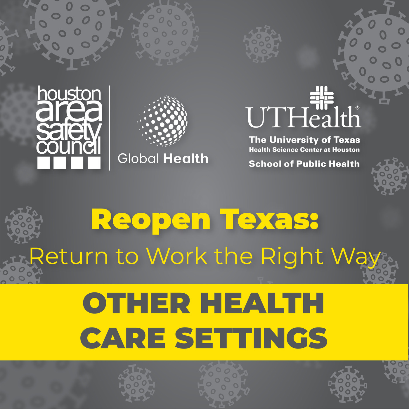 COVID-19: Other Healthcare Settings