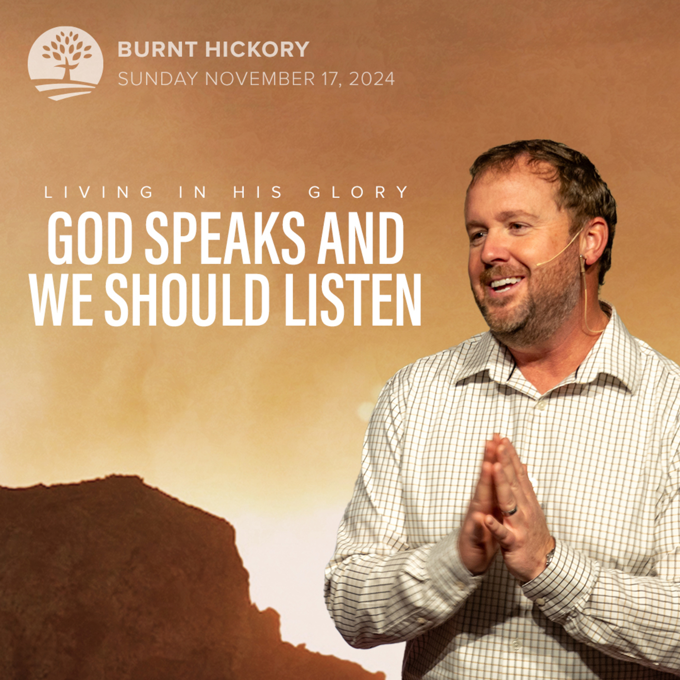 God Speaks and We Should Listen | Living in His Glory