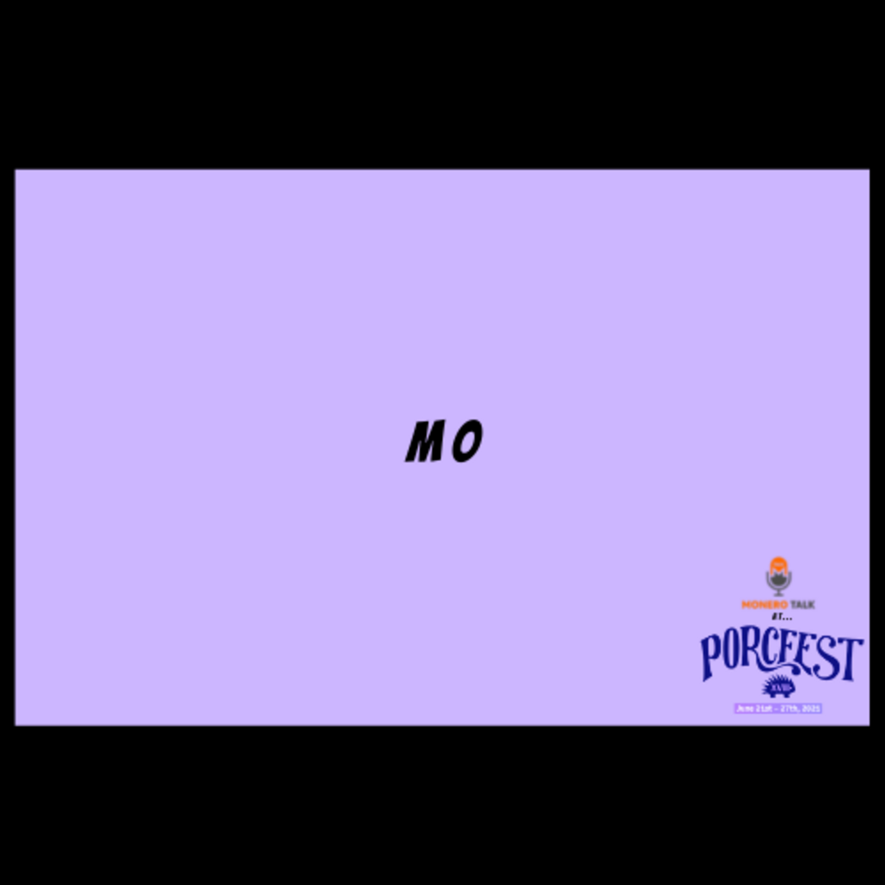 LIVE at Porcfest 2021 with Mo, the Mysterious Man in White!