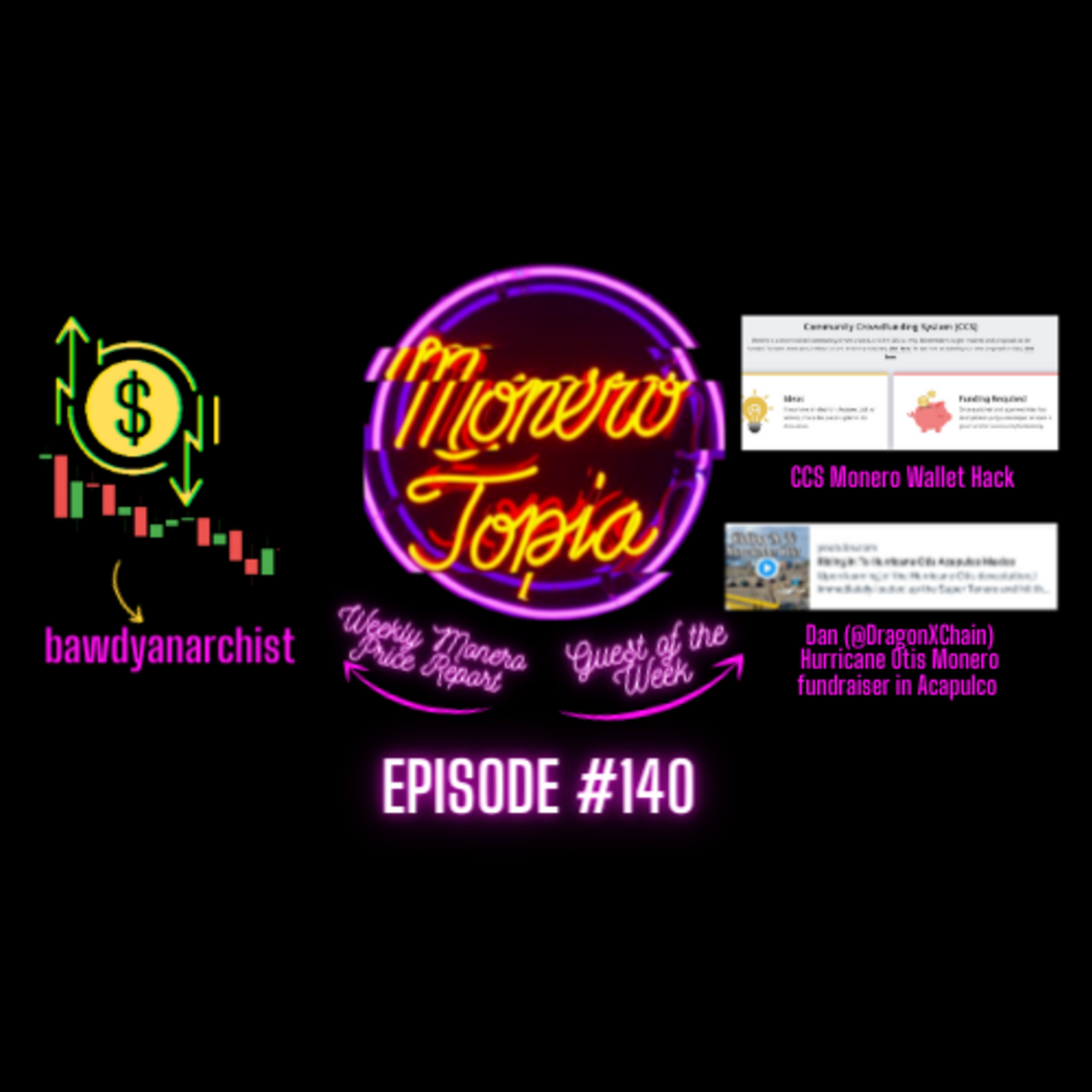 Monero CCS Hack, LaBitconf, Hurricane Otis, Price Report, Dev & News! EPI #140