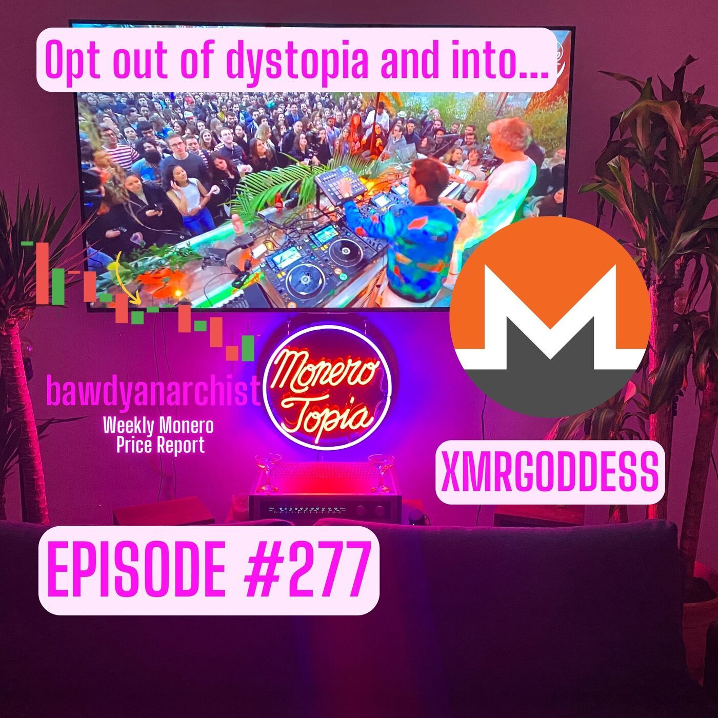 XmrGoddess and her husband live from their honeymoon! + Price, News & More! | EPI 277