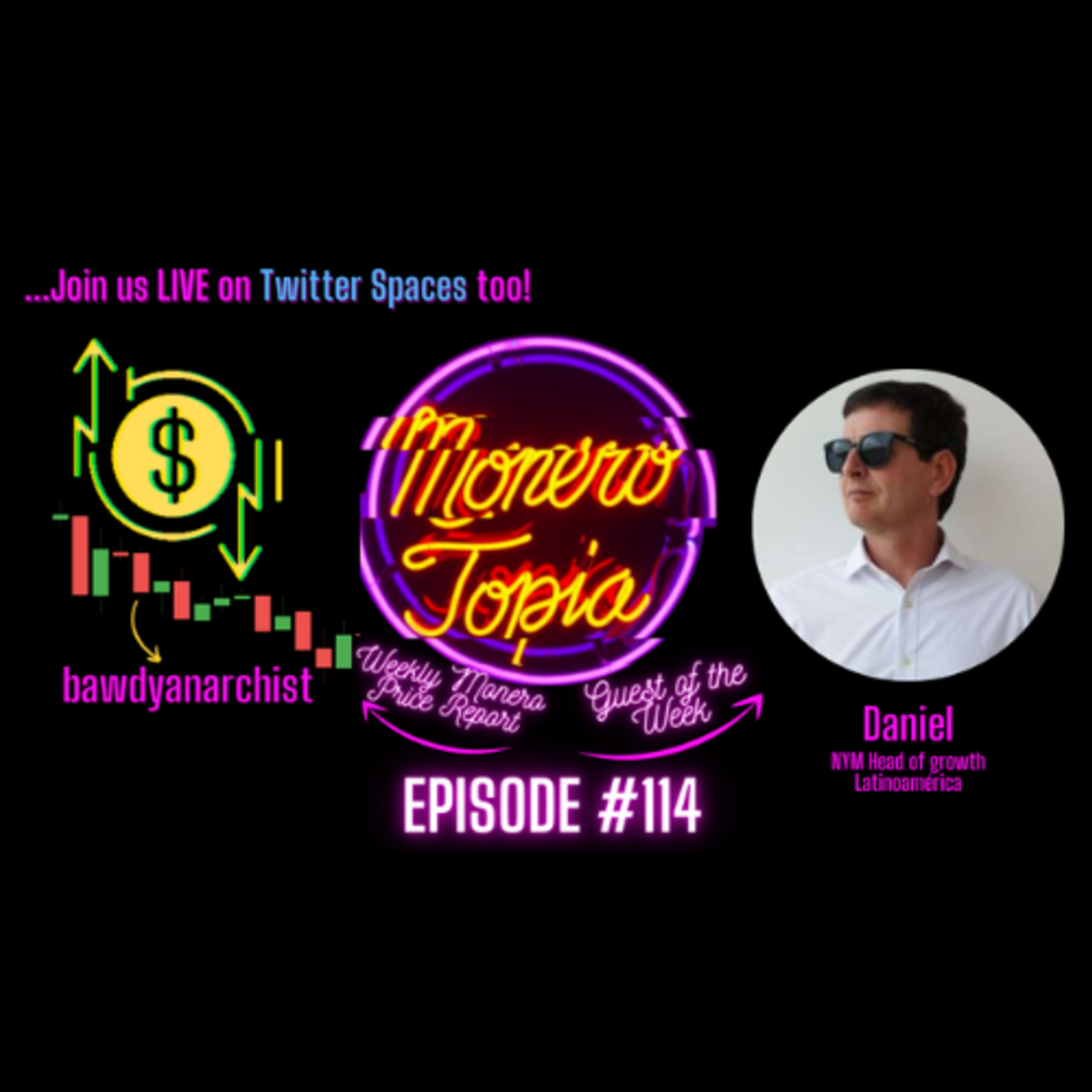 Monerotopia Speaker, Daniel of NYM Confer Virtual Tix, Monero Price Report, Dev and News! EPI #114
