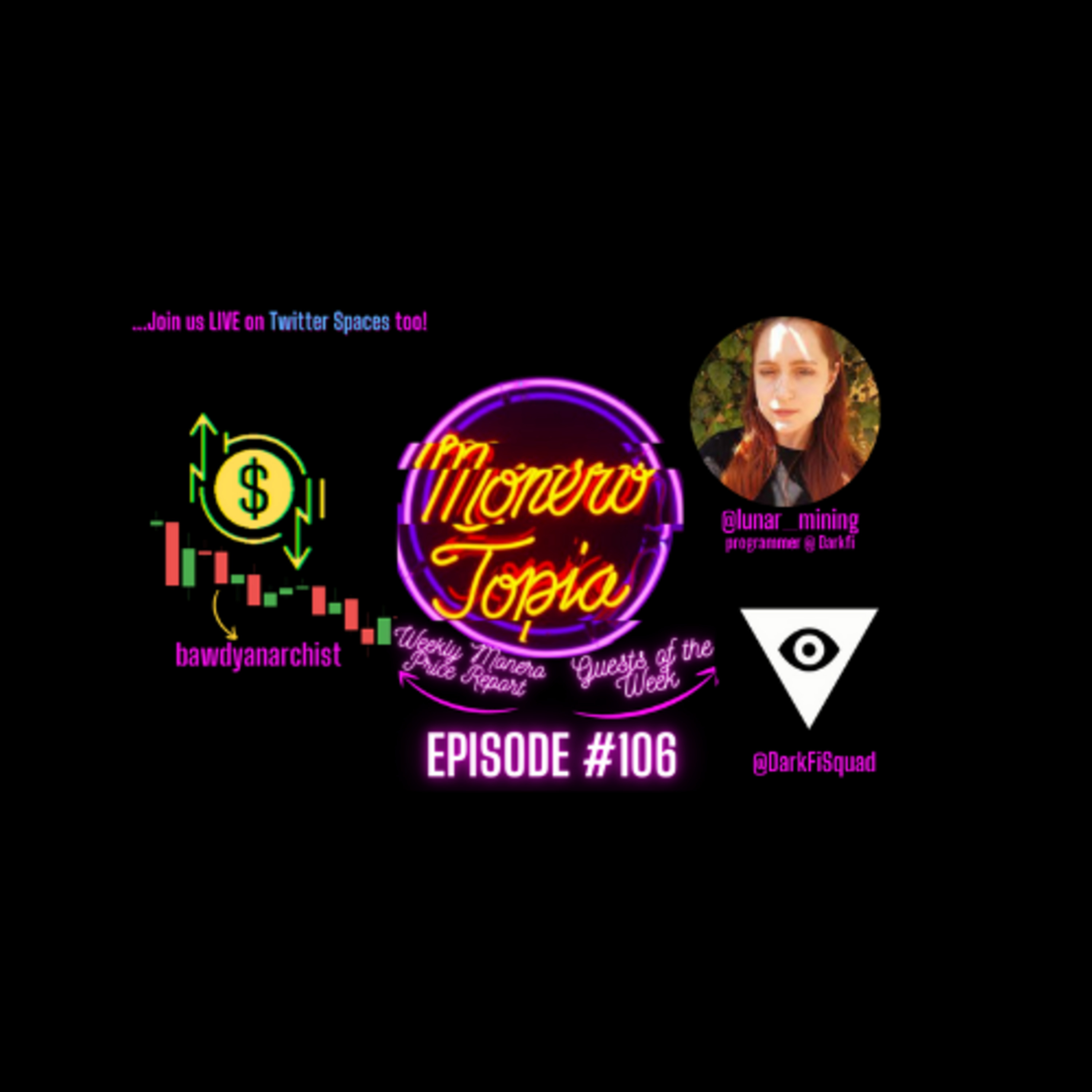 Rachel-Rose O'leary of Darkfi, Monerotopia23 update, Price, News, Dev Seg & MORE! EPI #106