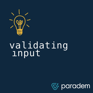 Validating Input