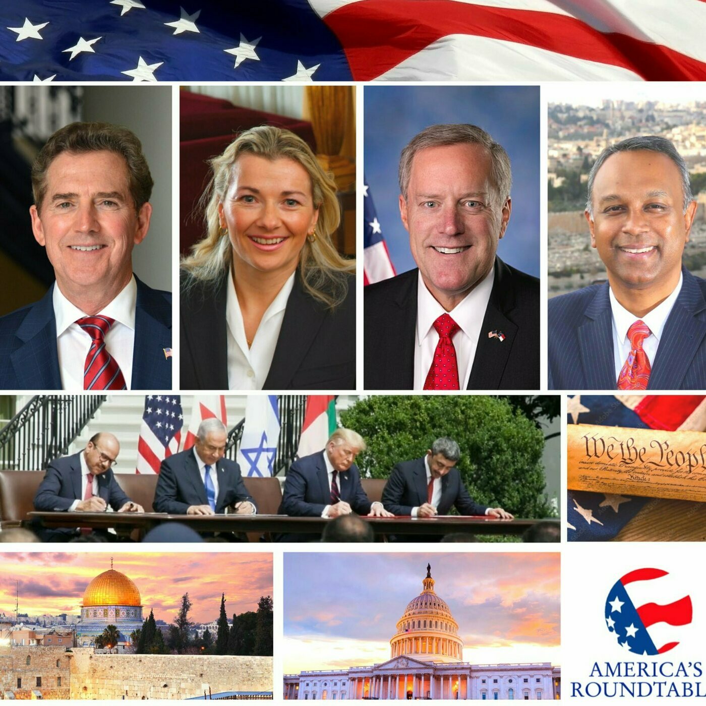 A Conversation with US Senator Jim DeMint and White House Chief of Staff Mark Meadows | The Second Anniversary of the Abraham Accords | U.S. Economy — Inflation, Energy Prices and Rising Interest Rates | Crisis at the U.S. Southern Border 