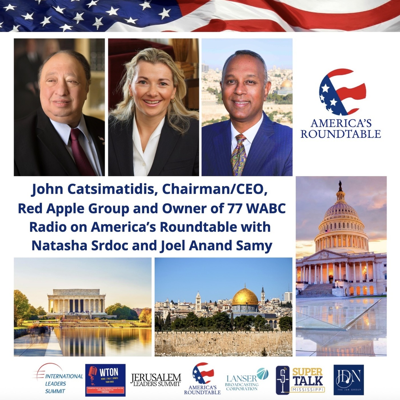 America's Roundtable with John Catsimatidis | Economic Forecast for 2026 | President Trump's Address | Socialists Taking Over the Democratic Party 