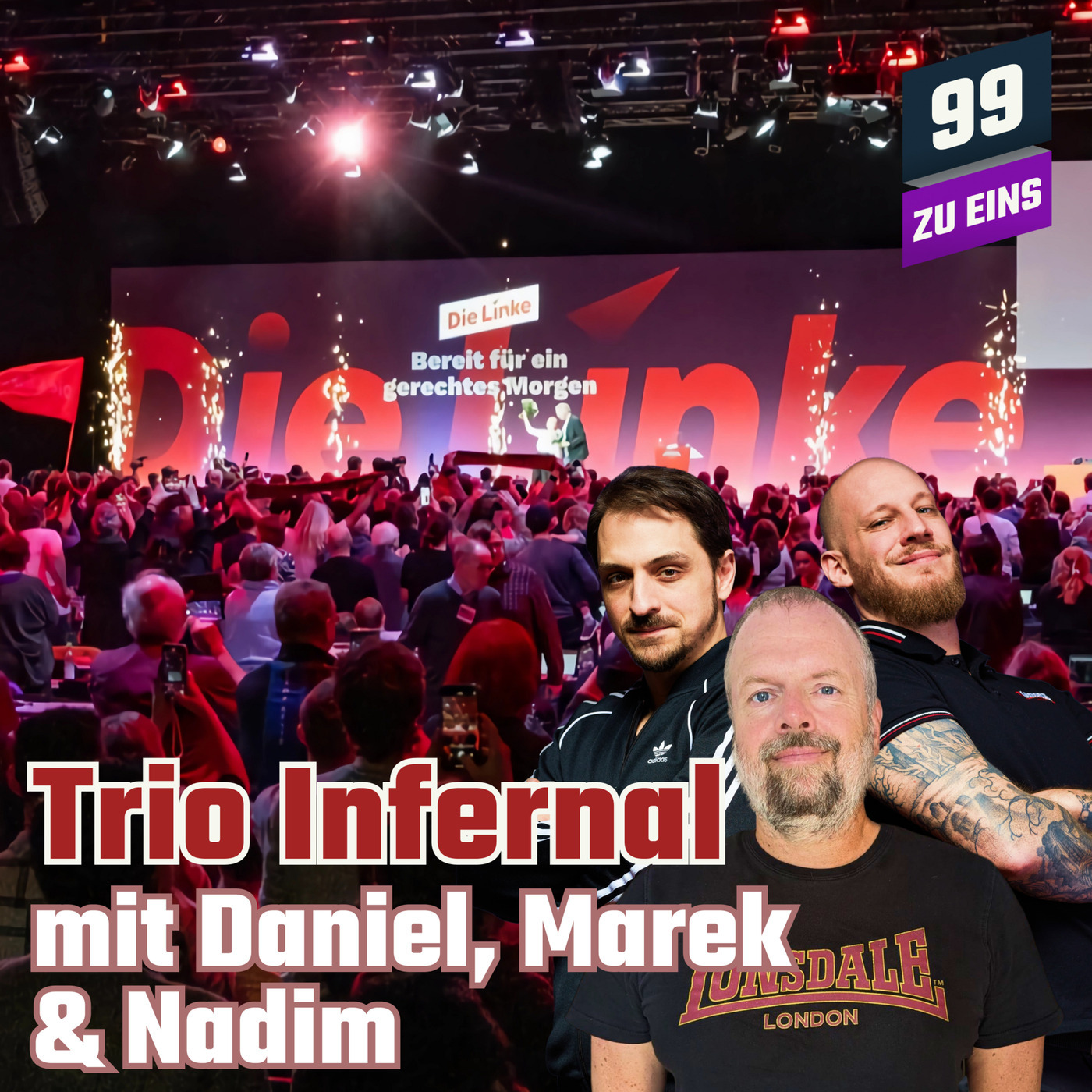Parteitag der Linkspartei - Senf - Trio Infernal Oktober