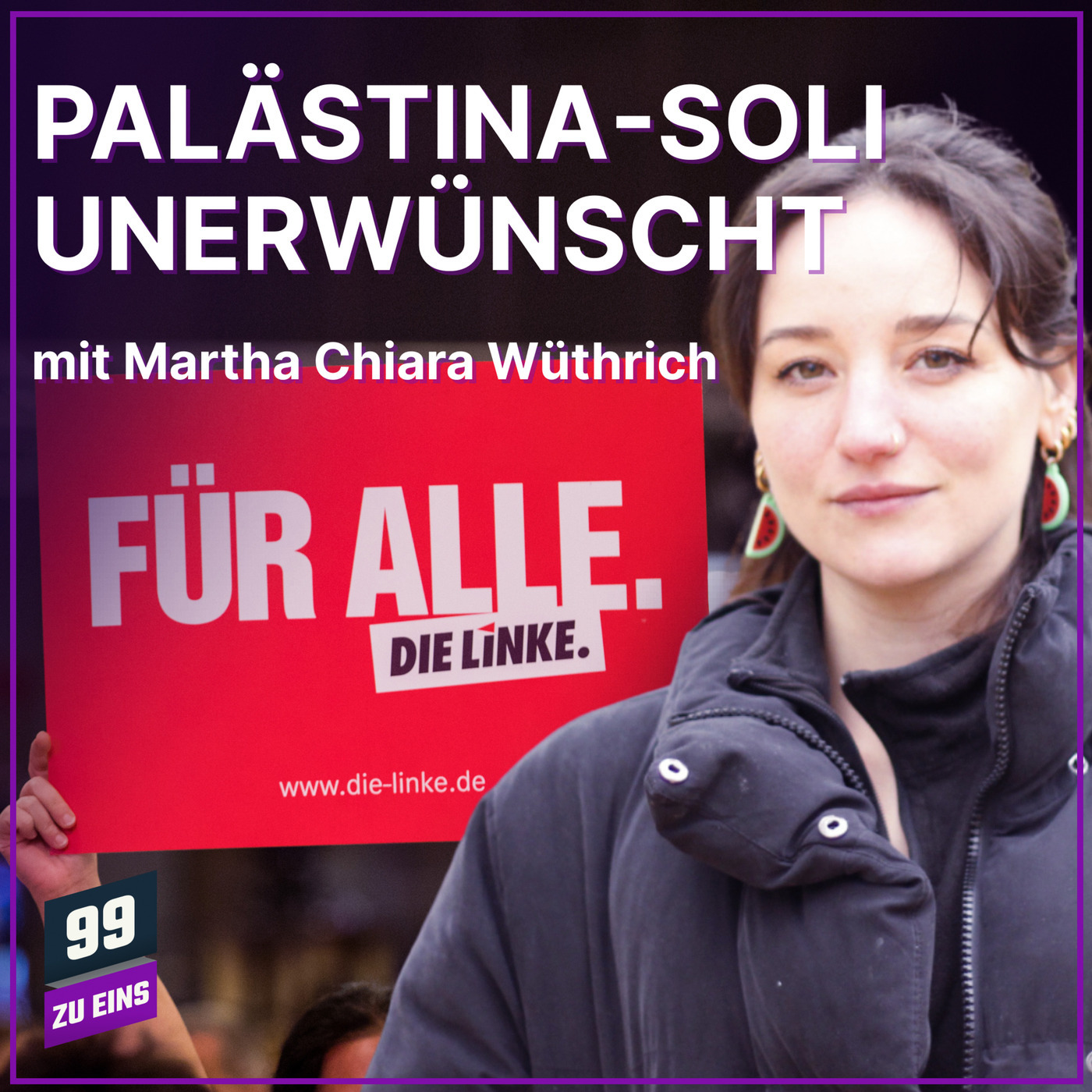 Palästina-Solidarität unerwünscht mit Martha Chiara Wüthrich