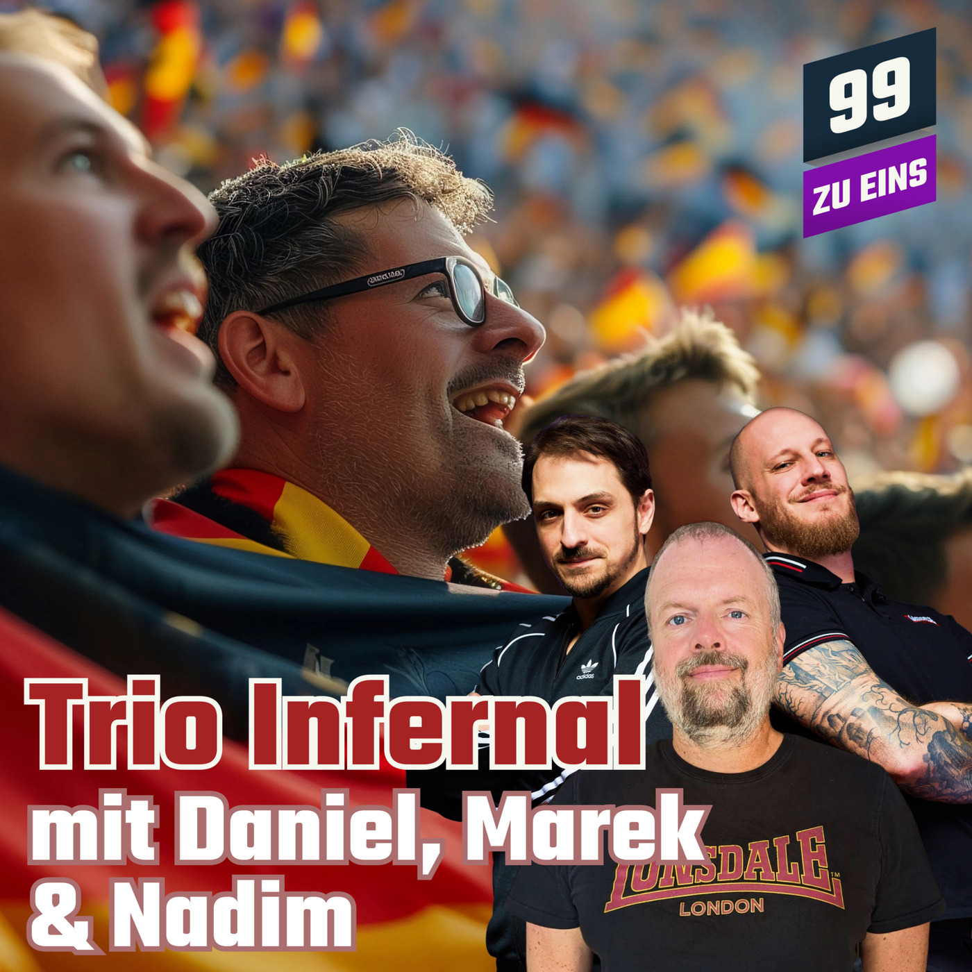 TRIO INFERNAL JULI I - Fußball Europameisterschaft 2024