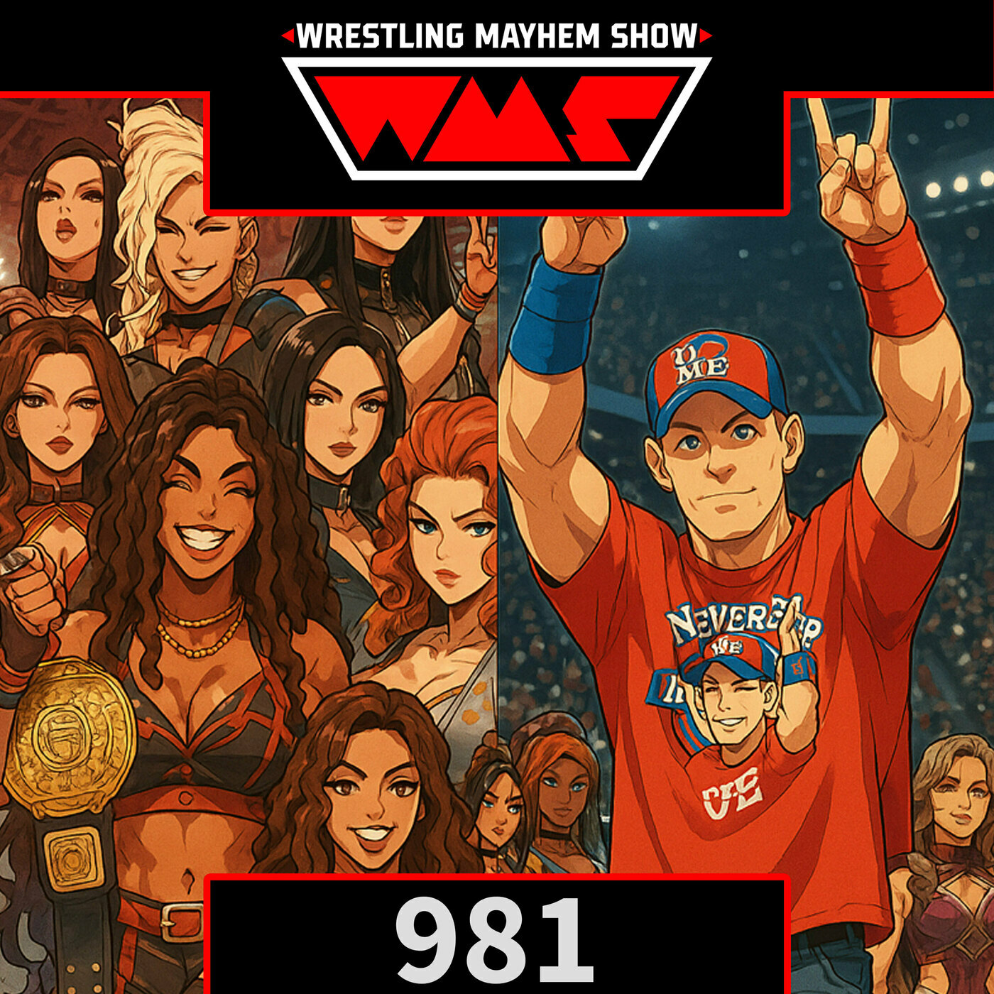 AEW’s First Women’s Blood & Guts + Cena Retirement Plans | Wrestling Mayhem Show 981