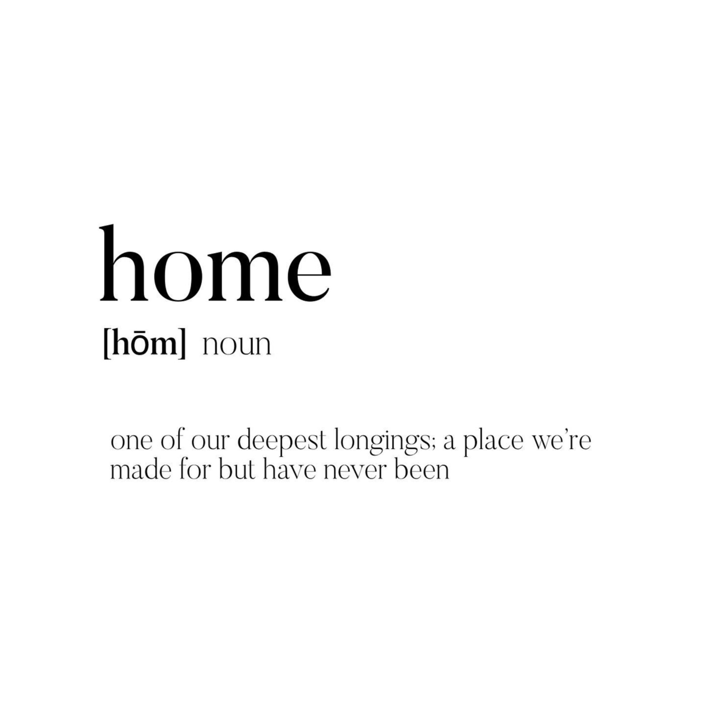 Nostalgia & Hints of Home (Exodus 16:1-3, 9-12)