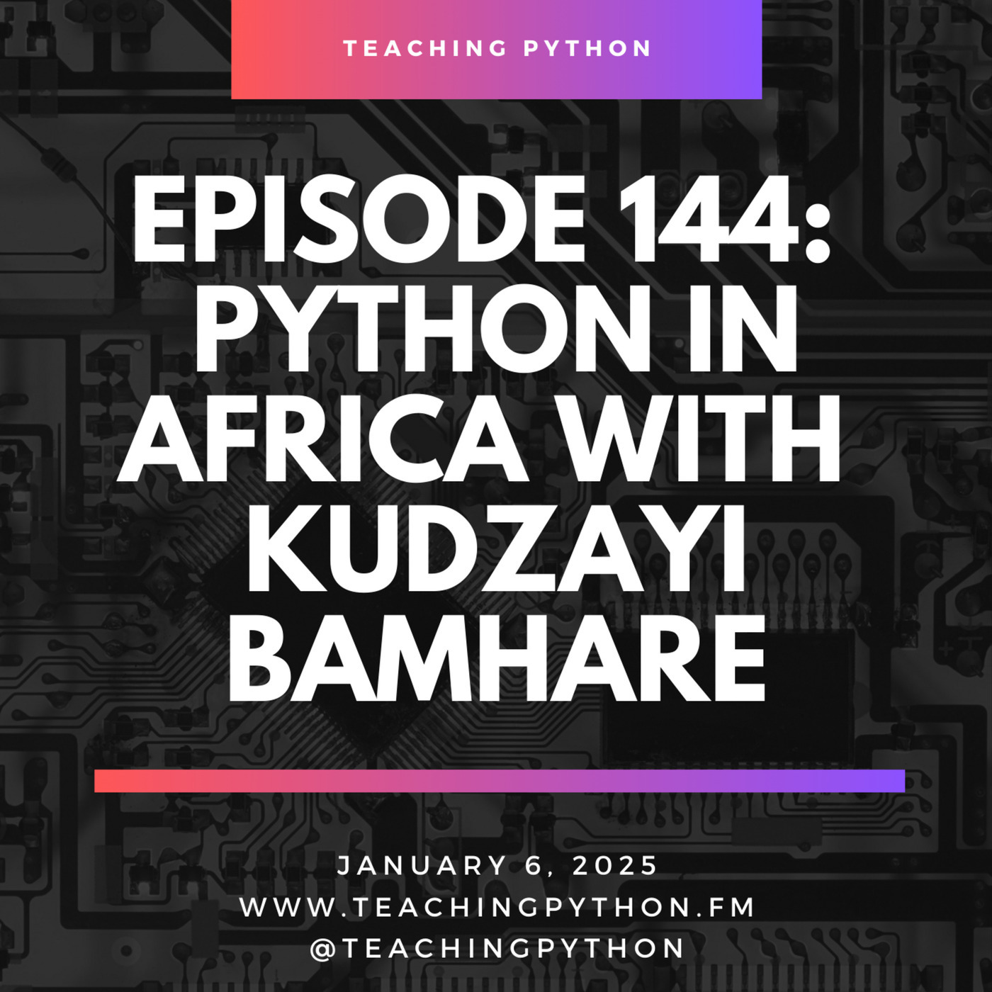 Python in Africa with Kudzayi Bamhare