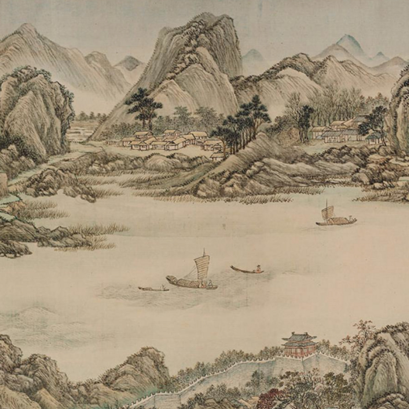 Du Fu, Passing the Night by White Sands Post Station
