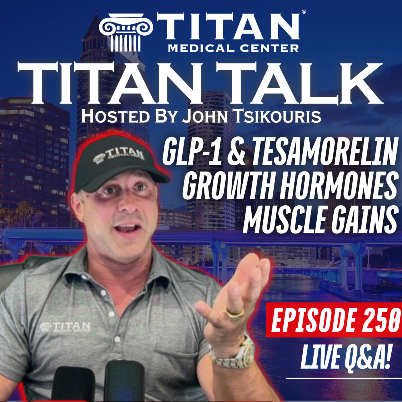 Titan Talk 250 - Live Q&A! GLP-1 & Tesamorelin