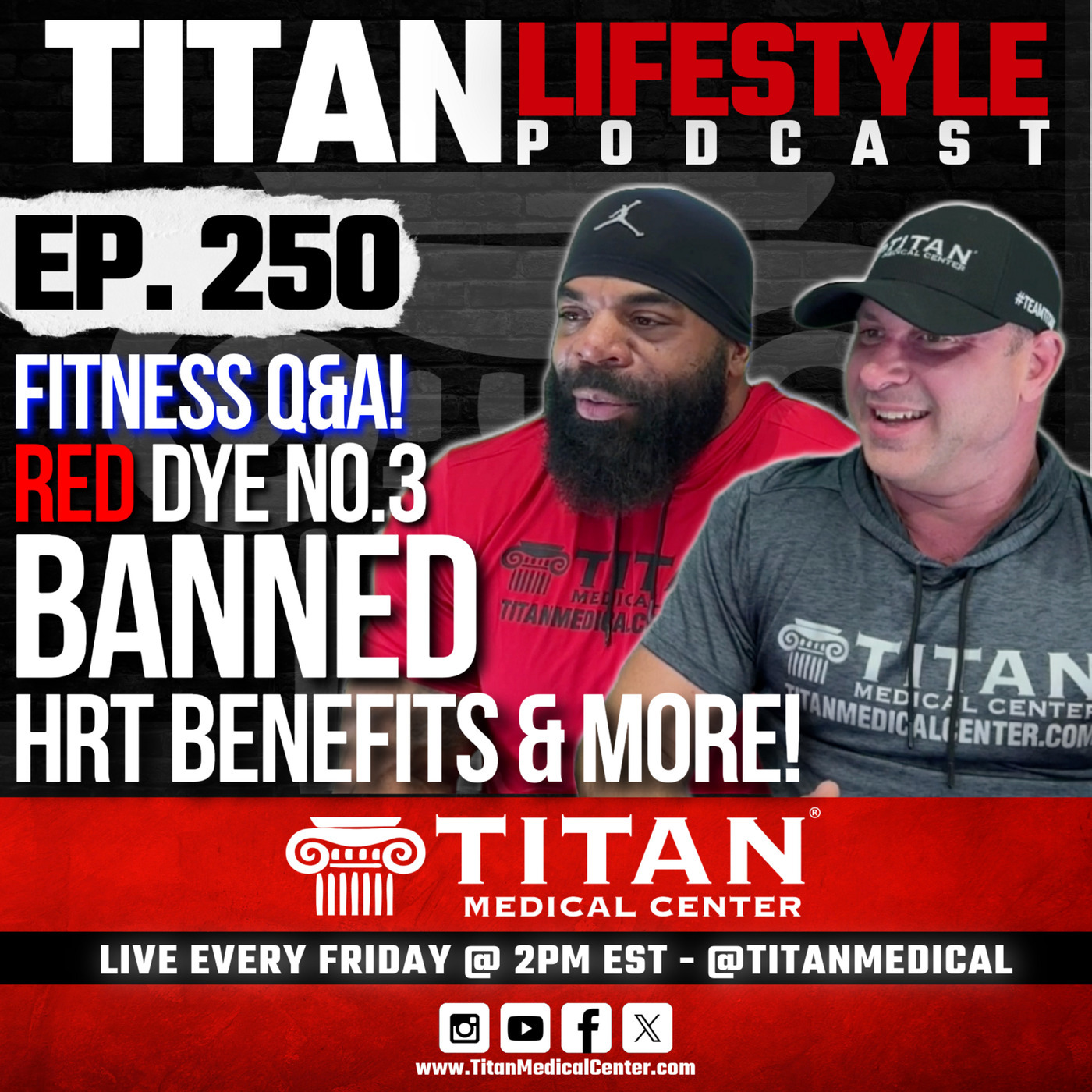 Titan Lifestyle 250 | Red Dye No. 3 Ban, 2 Second iPhone charge, Fitness Q&A!