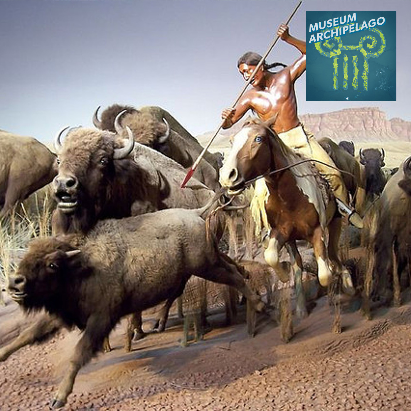 4. Bison Hunt on Horseback