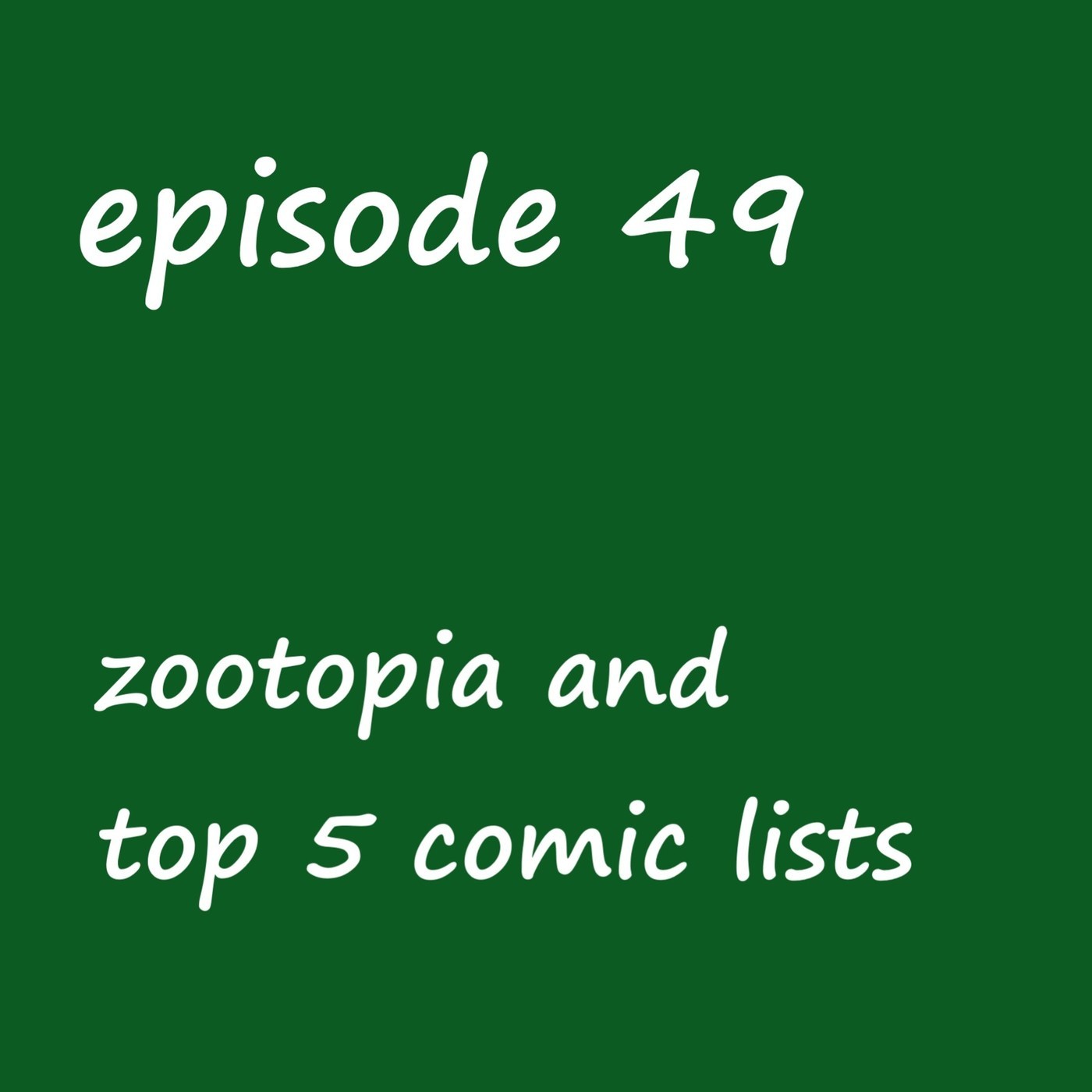 zootopia and top 5 comic lists
