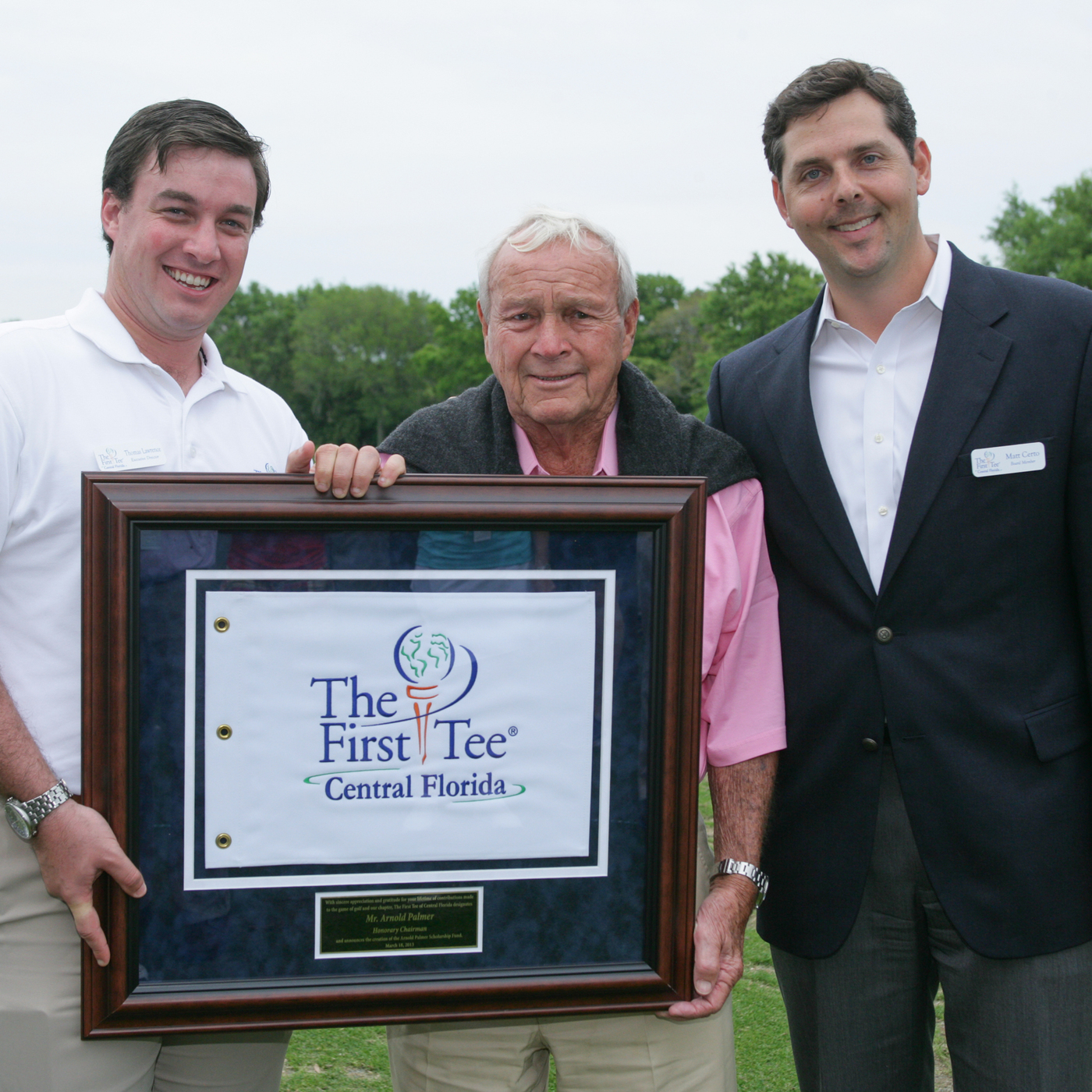 Tom Lawrence - Exec. Director of The First Tee Program, Central Florida